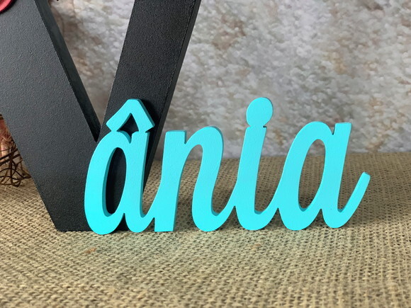 Letras De Mdf -nomes 18cm Tik Tik
