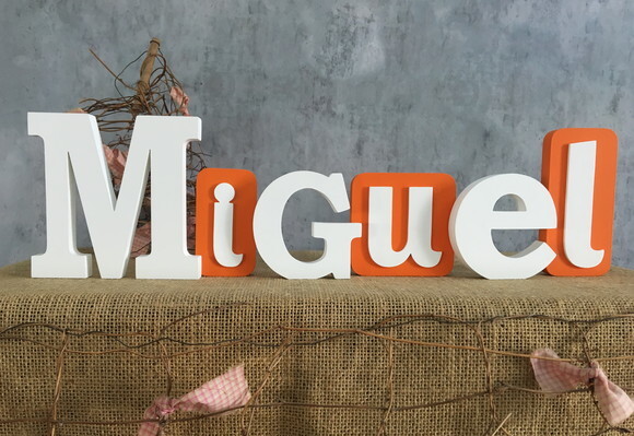 Letras de MDF -Nomes Blocos