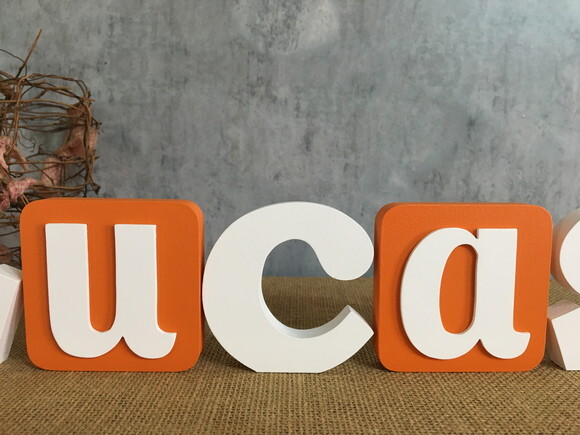 Letras de mdf -nomes Blocos Dinossauro