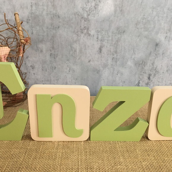 Letras de MDF -Nomes Blocos Leão