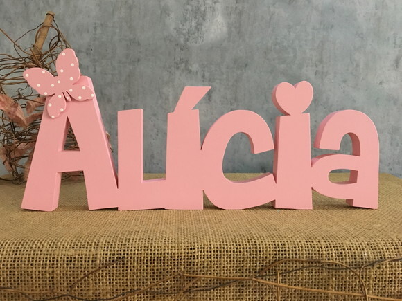 Nome em MDF Personalizado com para Quarto de Bebê - Letras Decor