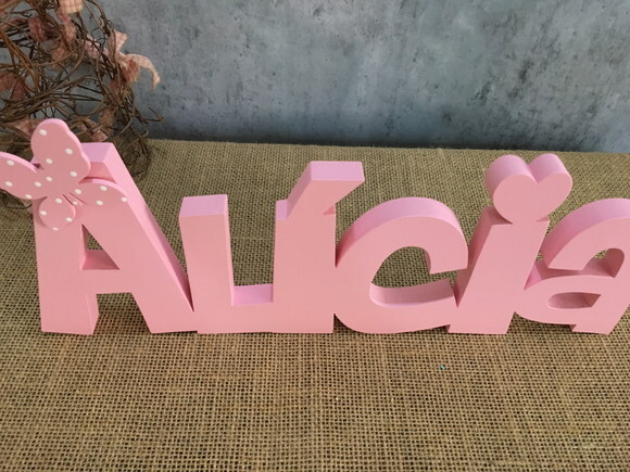 Nome em MDF Personalizado com para Quarto de Bebê - Letras Decor