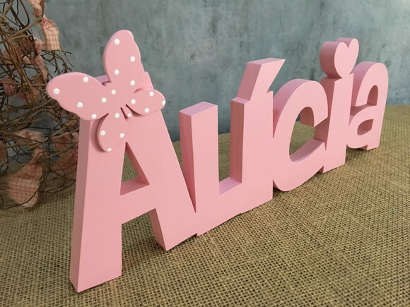 Nome em MDF Personalizado com para Quarto de Bebê - Letras Decor