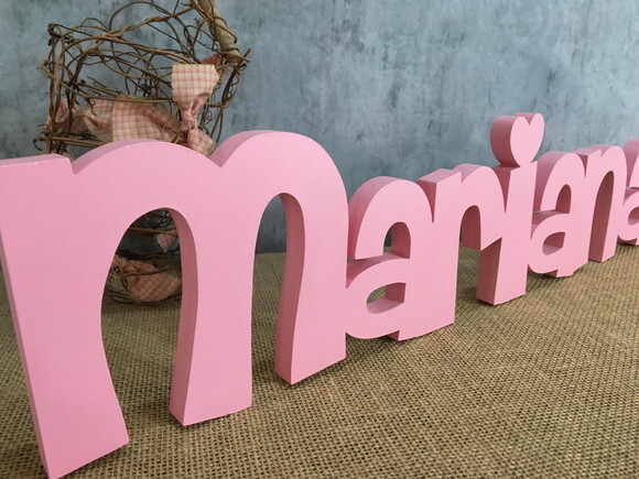 Letras de MDF -Nomes Linha CH