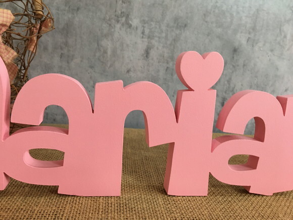 Letras de MDF -Nomes Linha CH
