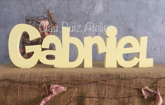 Letras de MDF -Nomes Linha CH