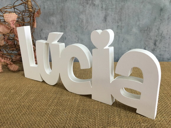 Letras de MDF -Nomes Linha CH