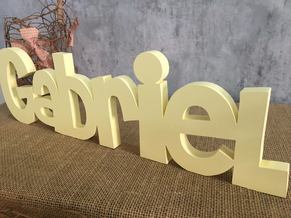 Letras de MDF -Nomes Linha CH