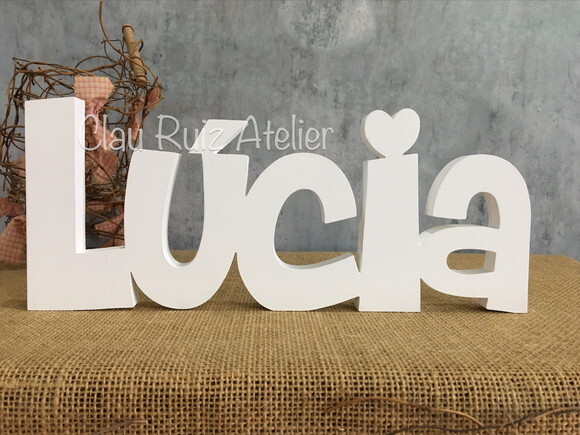 Letras de MDF -Nomes Linha CH
