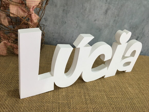 Letras de MDF -Nomes Linha CH