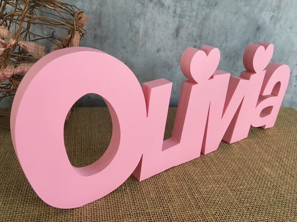 Letras de MDF -Nomes Linha CH