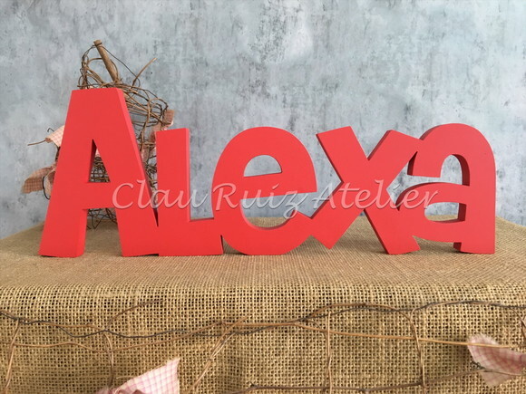 Letras de MDF -Nomes Linha CH