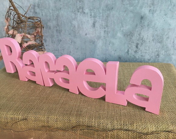 Letras de MDF -Nomes Linha CH