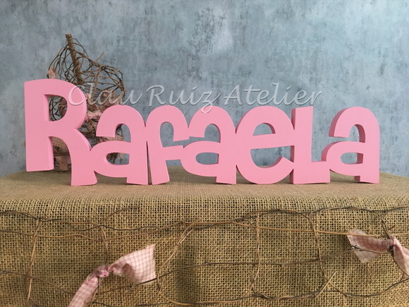 Letras de MDF -Nomes Linha CH