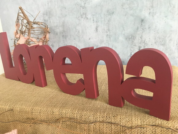 Letras de MDF -Nomes Linha CH