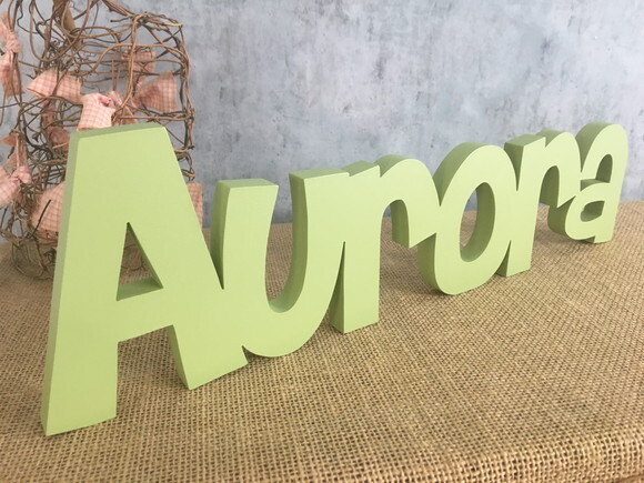 Letras de MDF -Nomes Linha CH