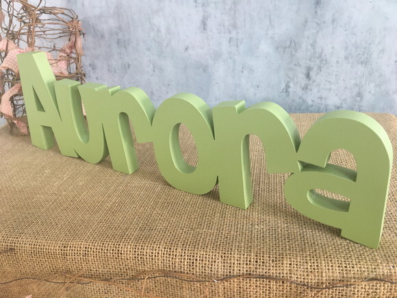 Letras de MDF -Nomes Linha CH