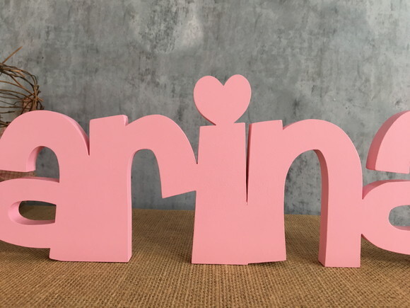 Letras de MDF -Nomes Linha CH