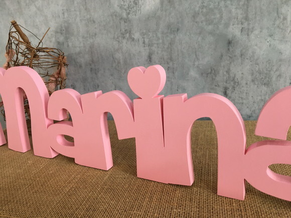 Letras de MDF -Nomes Linha CH