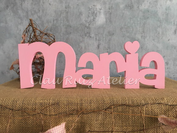 Letras de MDF -Nomes Linha CH