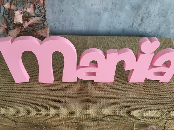 Letras de MDF -Nomes Linha CH