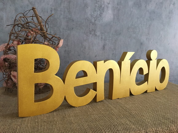 Letras de MDF -Nomes Linha CH