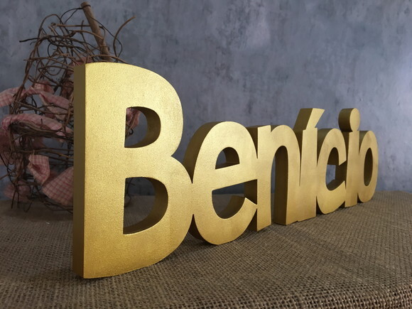 Letras de MDF -Nomes Linha CH