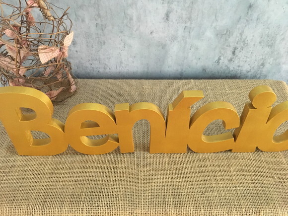 Letras de MDF -Nomes Linha CH