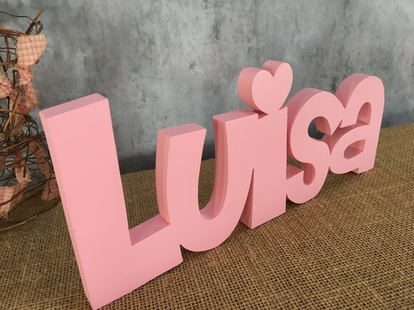 Letras de MDF -Nomes Linha CH