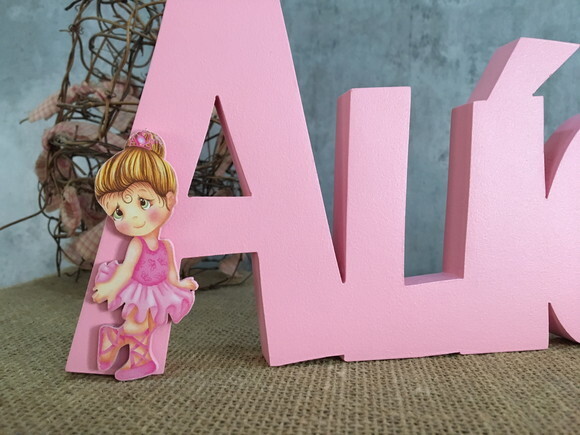 Letras de MDF -Nomes Linha CH