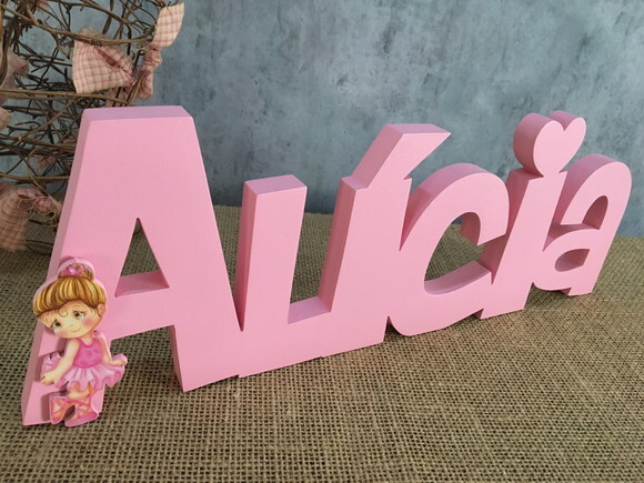 Letras de MDF -Nomes Linha CH