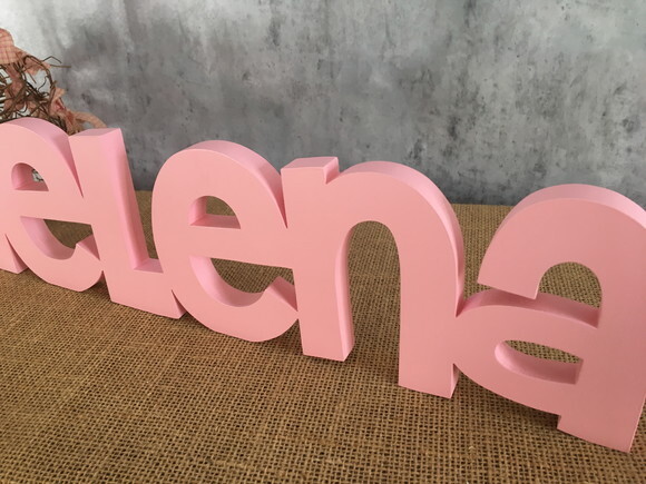 Letras de MDF -Nomes Linha CH