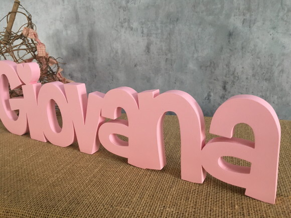 Letras de MDF -Nomes Linha CH