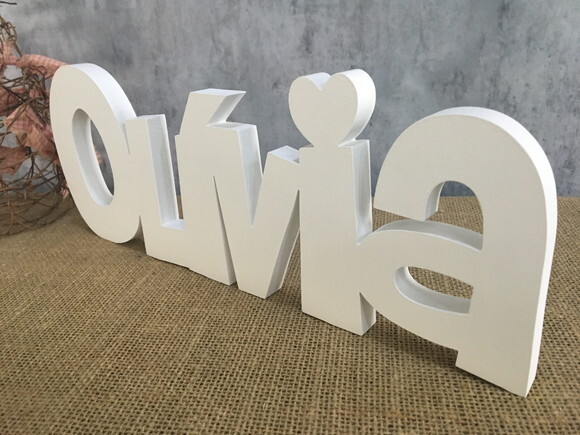Letras de MDF -Nomes Linha CH