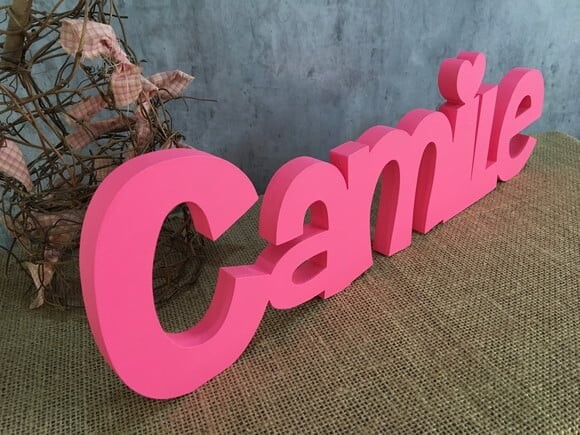 Letras de MDF -Nomes Linha CH