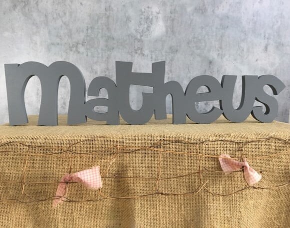 Letras de MDF -Nomes Linha CH