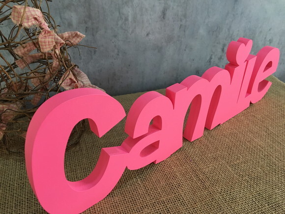 Letras de MDF -Nomes Linha CH