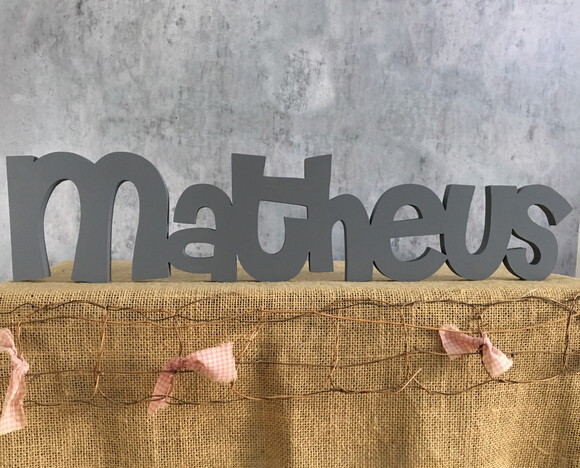 Letras de MDF -Nomes Linha CH