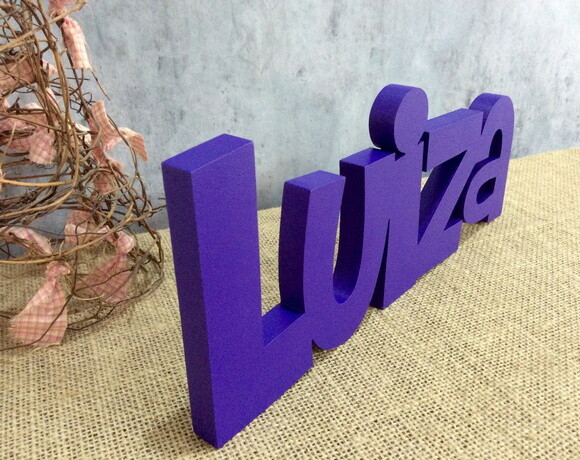 Letras de MDF -Nomes Linha CH
