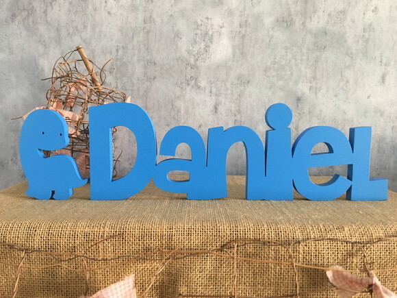 Letras de MDF -Nomes Linha CH + Dinossauro