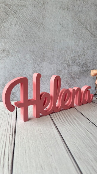 Letras de mdf -nomes Linha Cursiva _ Decoração Bebê