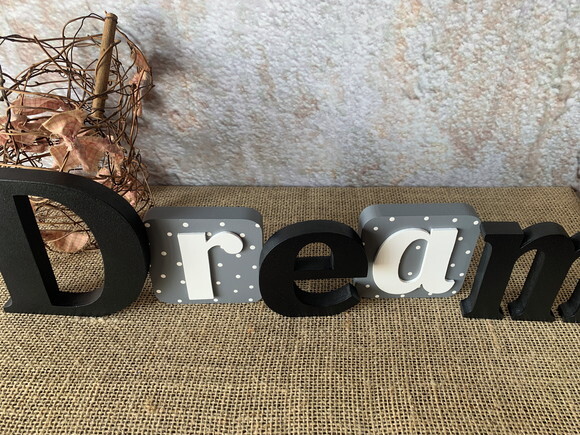 Letras de mdf Blocos Estrela