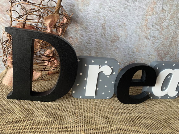 Letras de mdf Blocos Estrela