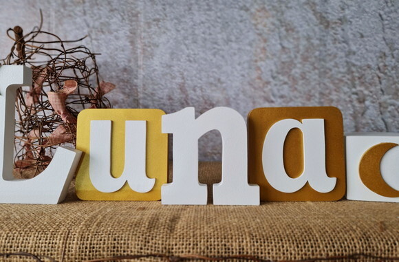 Letras de MDF BLOCOS ESTRELA