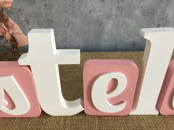 Letras de MDF BLOCOS ESTRELA
