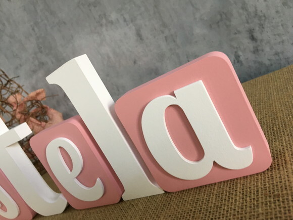Letras de MDF BLOCOS ESTRELA