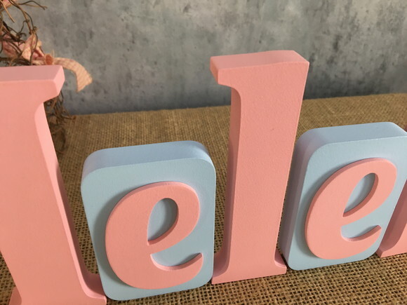 Letras de MDF BLOCOS ESTRELA
