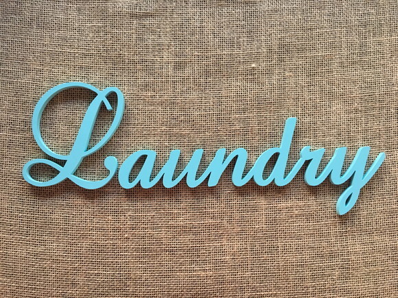 LETRAS DE MDF LAUNDRY