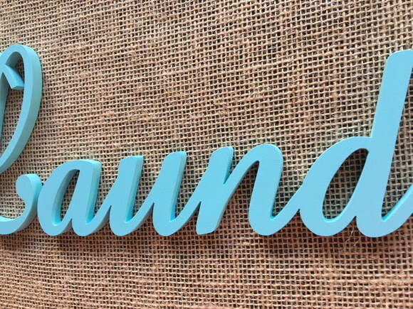 LETRAS DE MDF LAUNDRY