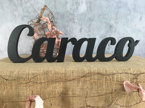 LETRAS DE MDF PALAVRAS. - CARACO